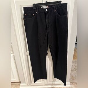 Levi's Men's Black Straight Jeans